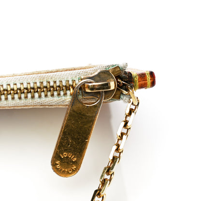 Louis Vuitton Monogram Multicolor Key Pouch White 13 of 15