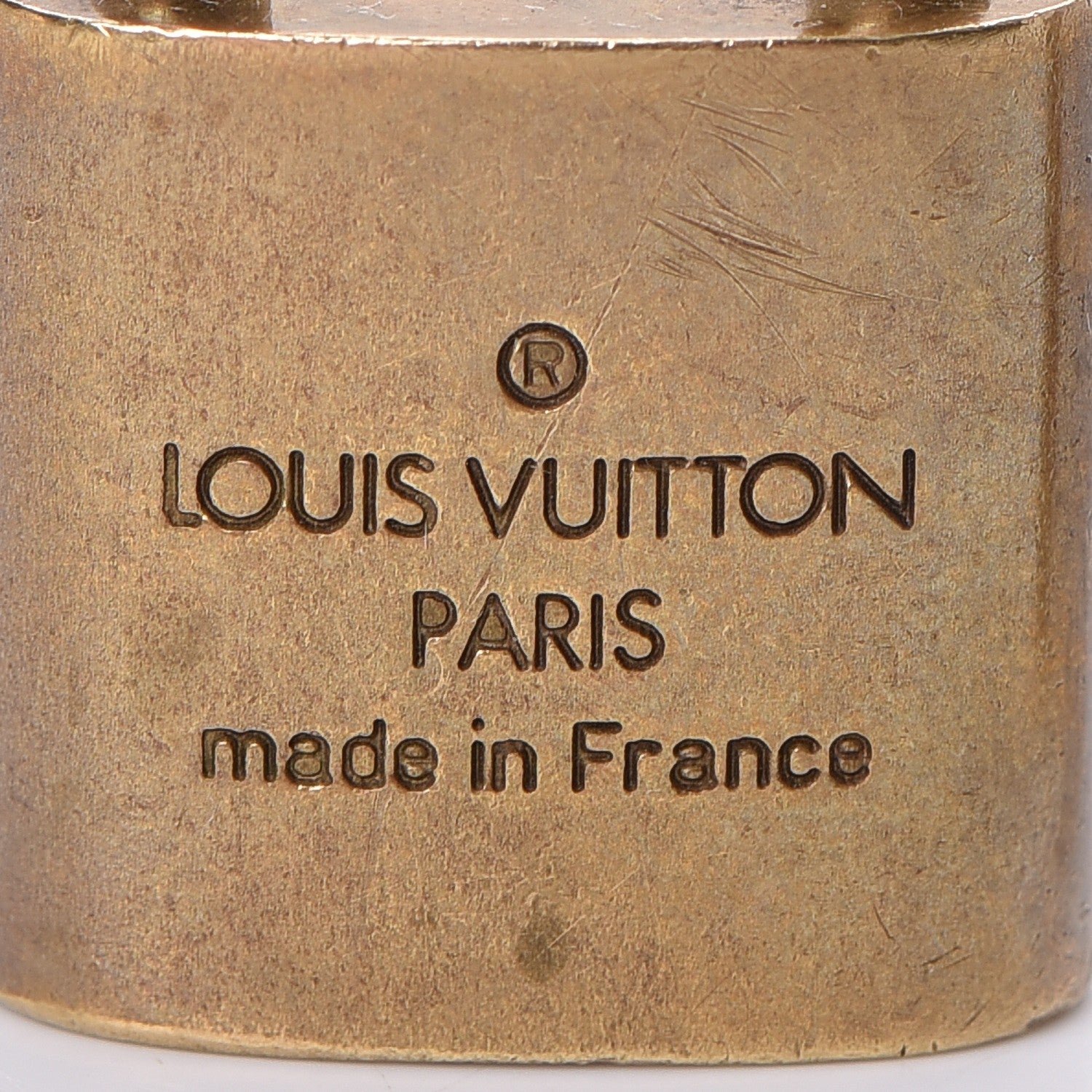 Louis Vuitton Brass Lock and Key Set #317 5 of 6