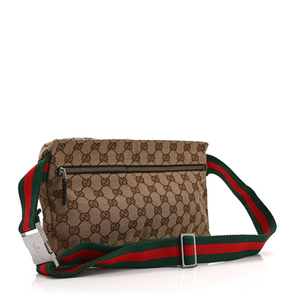 Gucci Monogram Web Belt Bag Dark Brown 3 of 10