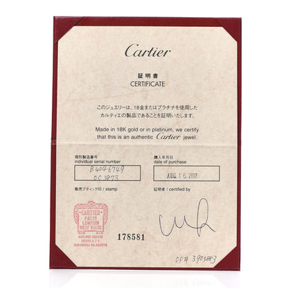 Cartier Platinum Diamond 5.5mm LOVE Ring 49 5 6 of 6