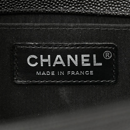 Chanel Caviar Quilted Medium Boy Flap Black 6 of 11