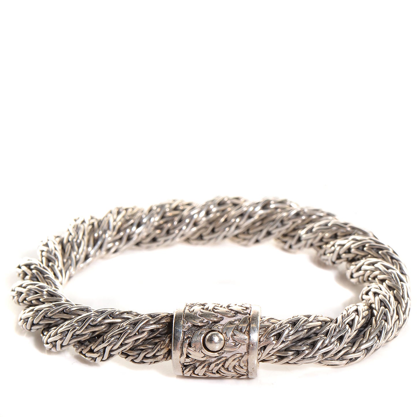 Sterling Silver Classic Chain Clasp Bracelet Small
