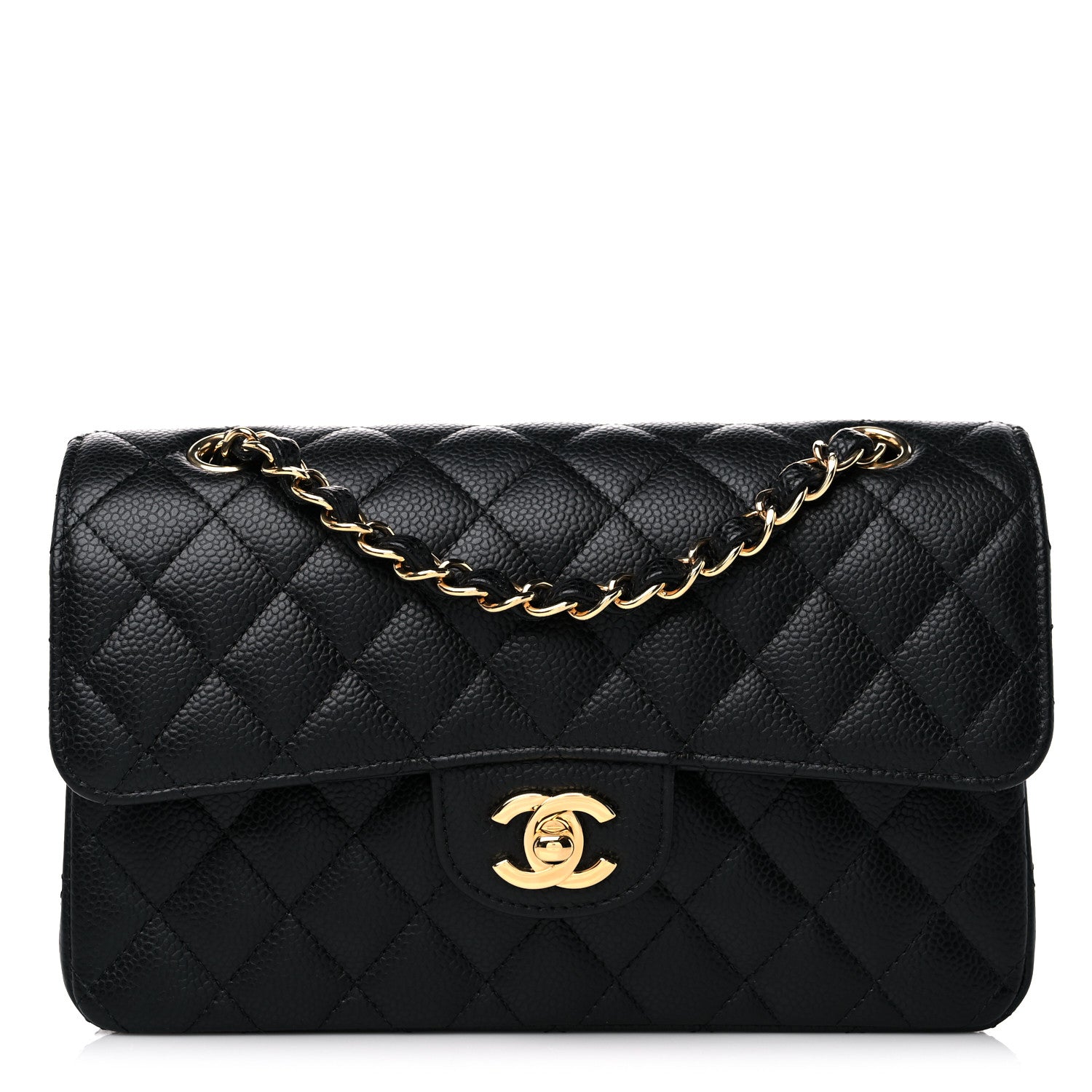 Chanel Caviar Quilted Small Double Flap Black 1 of 10