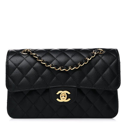 Chanel Caviar Quilted Small Double Flap Black 1 of 10