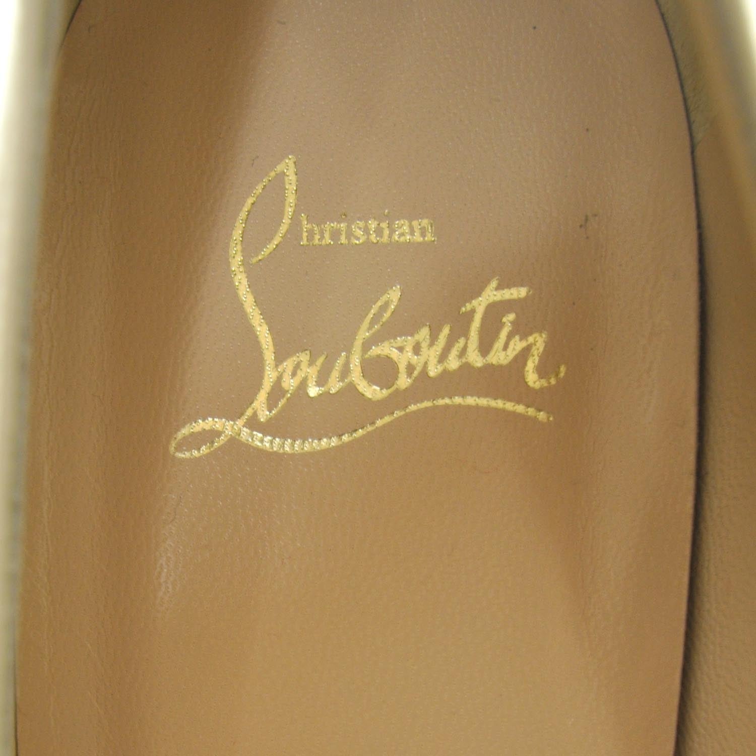 Christian Louboutin Patent New Simple 120 Pumps 40.5 Bone 7 of 8