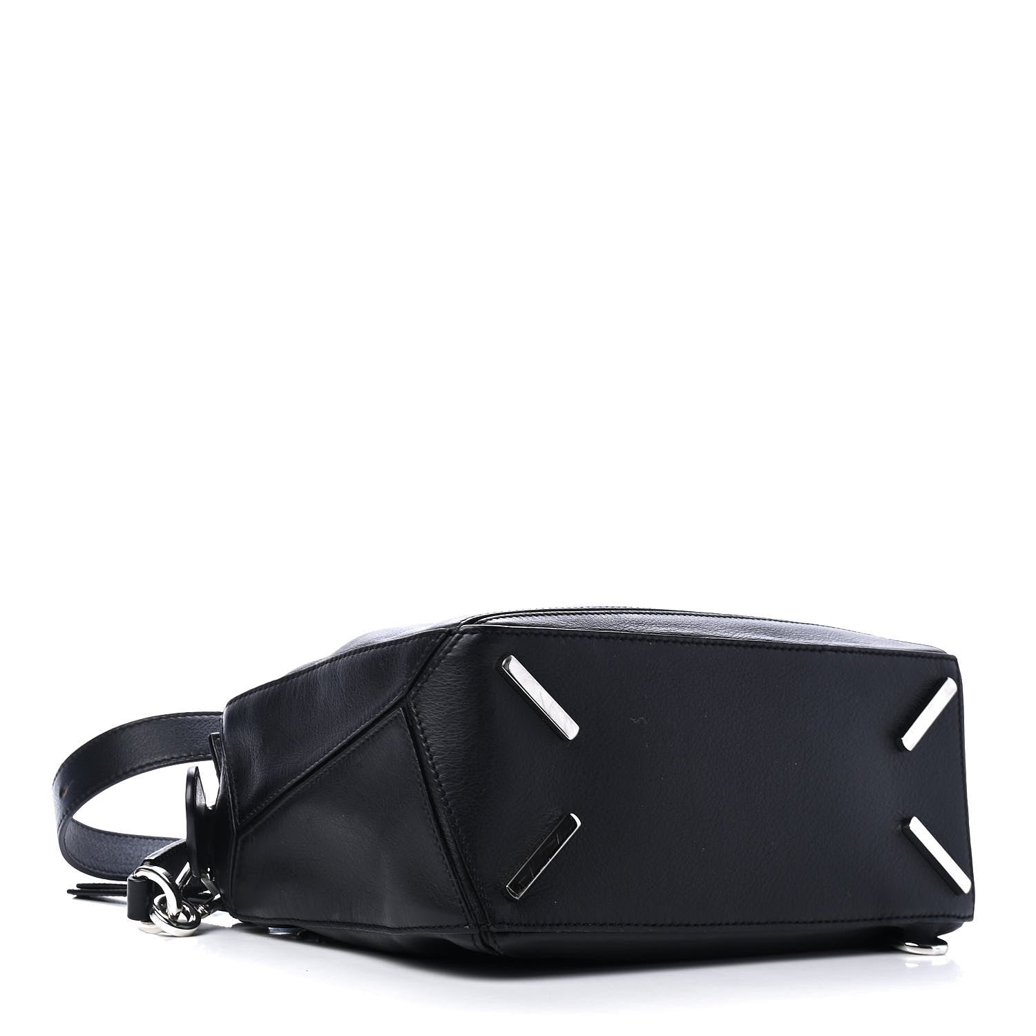 Loewe Calfskin Small Puzzle Bag Black 3 of 4
