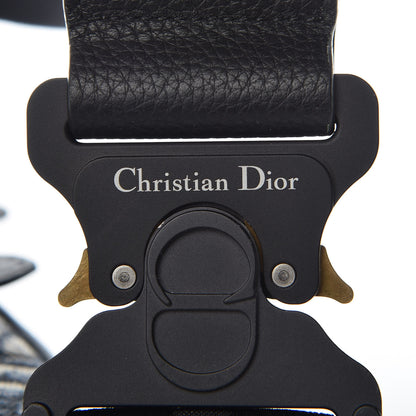 Christian Dior Oblique Mens Saddle Bag Blue 8 of 11