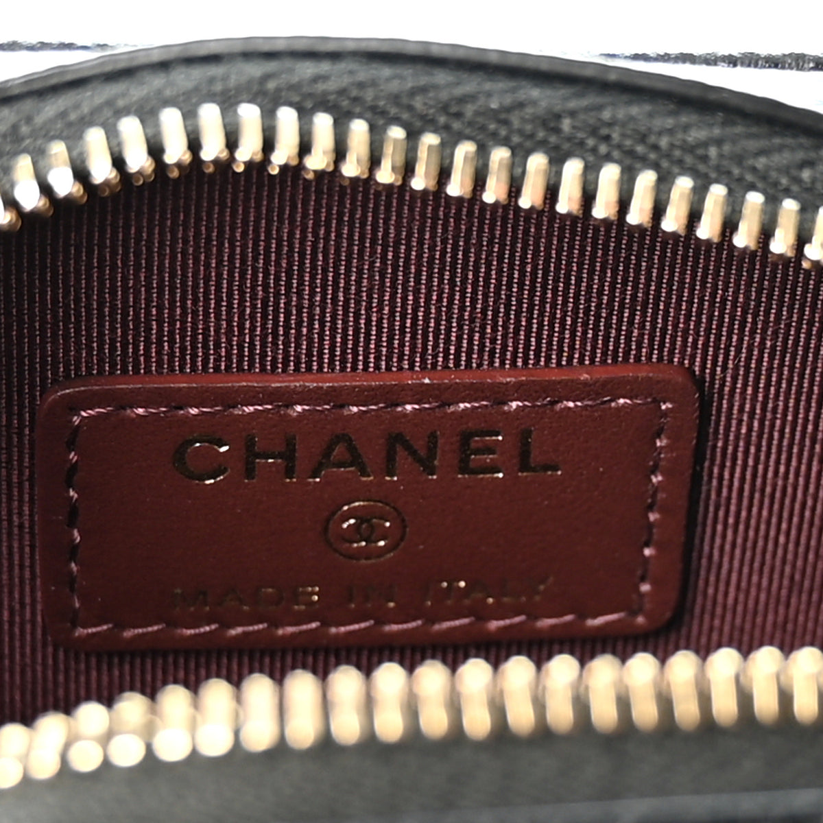 Chanel Caviar Quilted Phone Holder Wallet On Chain WOC Black 6 of 10