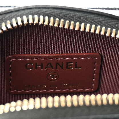 Chanel Caviar Quilted Phone Holder Wallet On Chain WOC Black 6 of 10