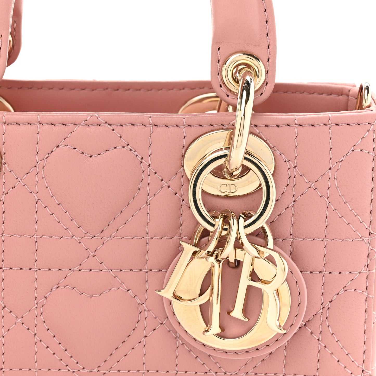 Lambskin Cannage Dioramour Micro Lady D-Joy Melacoton