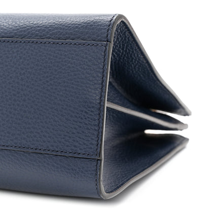 Gucci Nappa Bamboo Web Small Nymphaea Top Handle Bag Navy 10 of 12