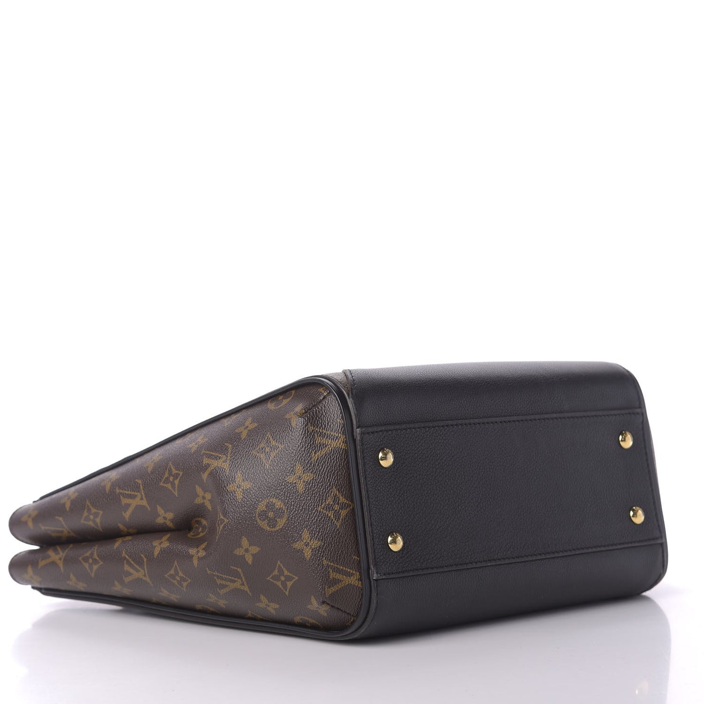 Calfskin Monogram Kimono Tote Black