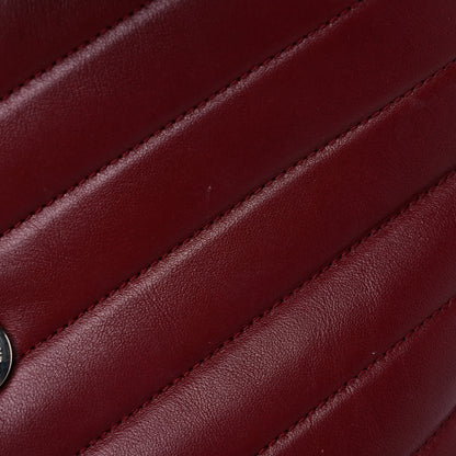Saint Laurent Calfskin Y Quilted Monogram Medium Loulou Chain Satchel Palissandre 22 of 28