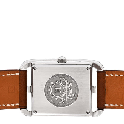 Hermes Stainless Steel Barenia 29mm Cape Cod Double Tour Quartz Watch Fauve 4 of 5