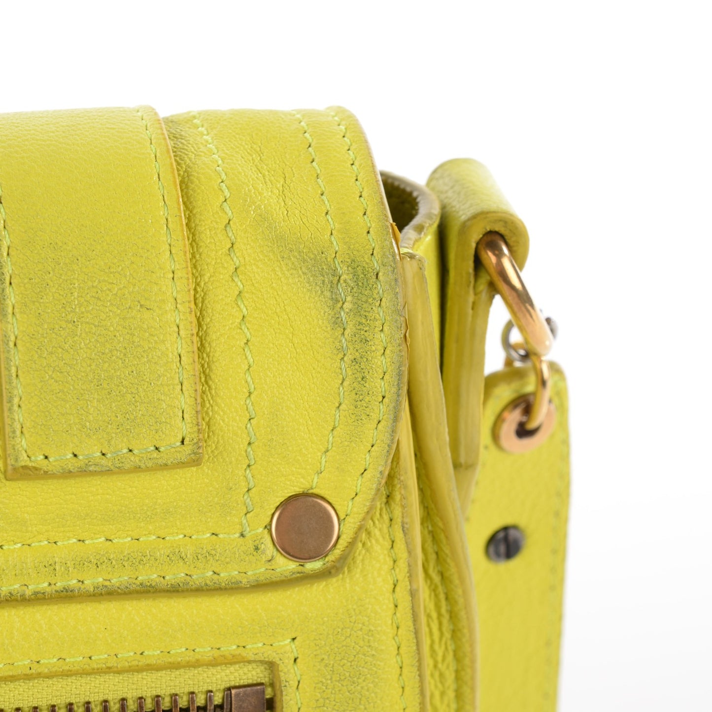 Lambskin PS1 Pouch Messenger Lemon