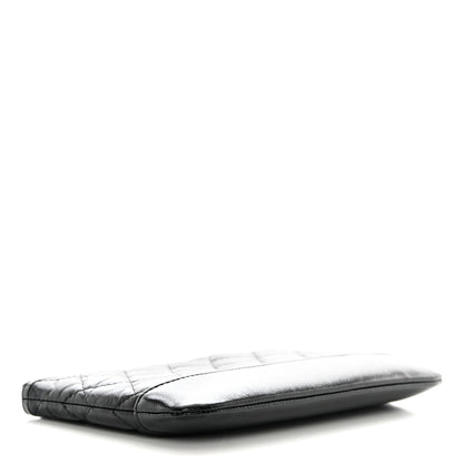 Chanel Aged Calfskin Quilted Small Gabrielle Pouch So Black 4 of 7