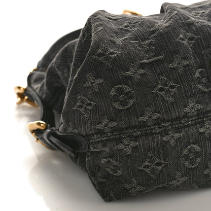 Louis Vuitton Denim Neo Cabby MM Black 7 of 8