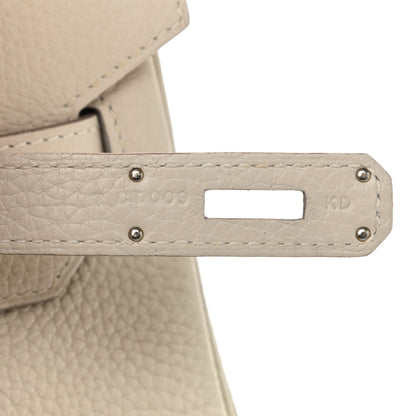 Hermes Taurillon Clemence Birkin 30 Beton 7 of 16