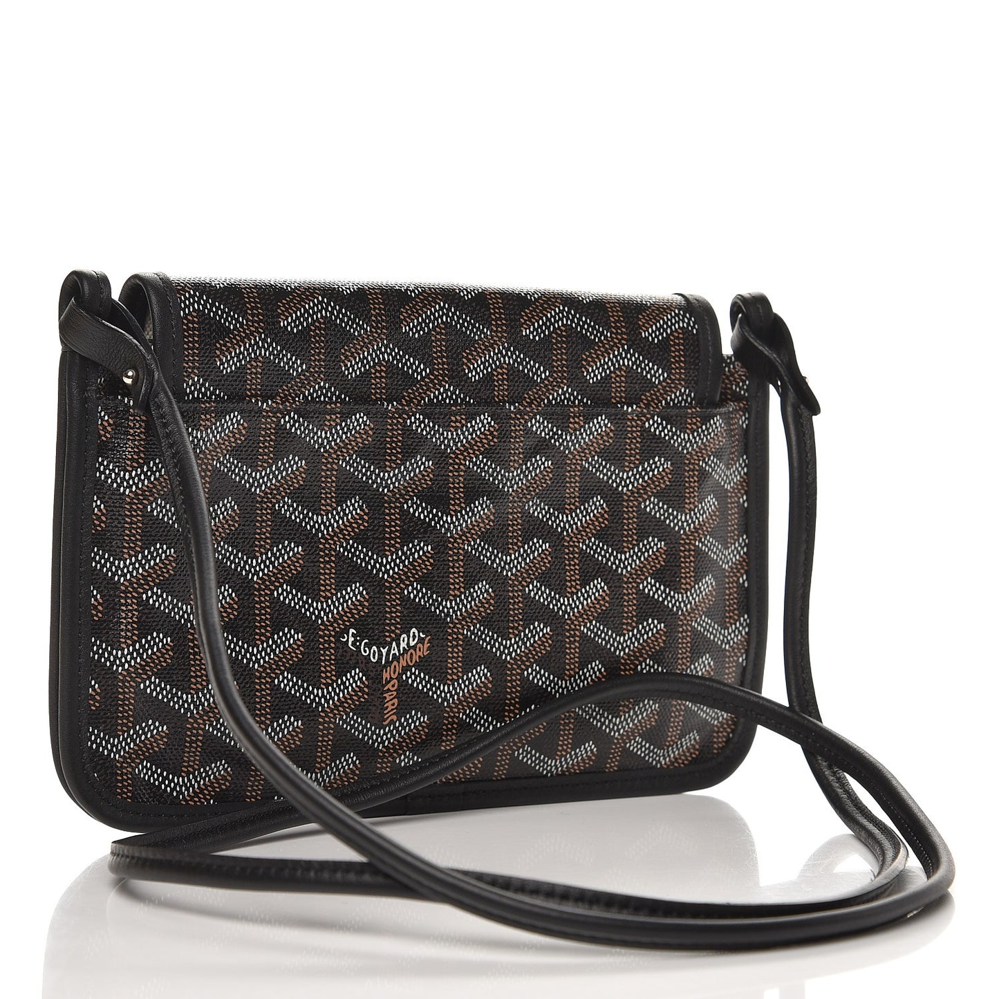 Goyardine Plumet Wallet Clutch Black