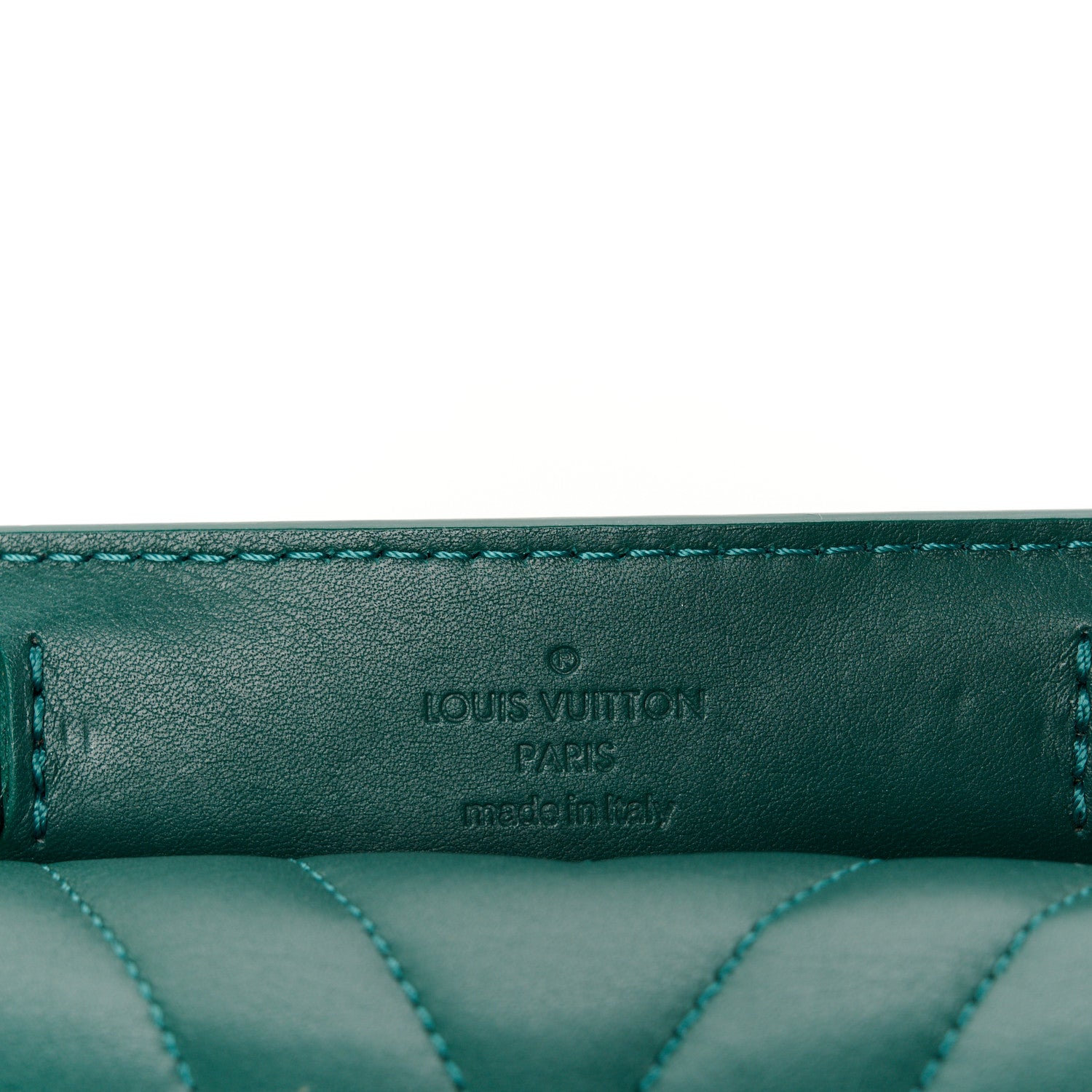 Louis Vuitton Calfskin New Wave Chain PM Emerald 8 of 11