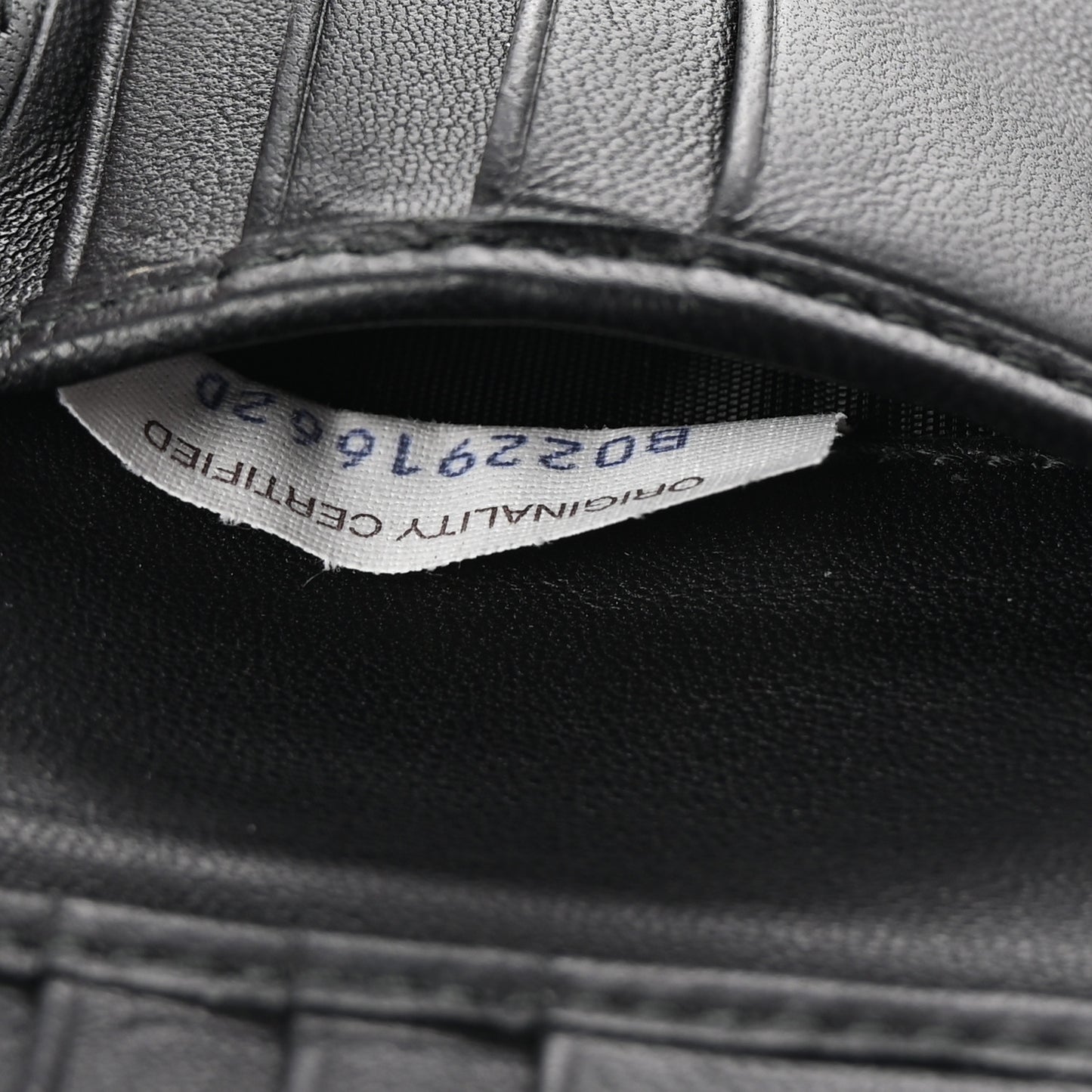 Crocodile Bi-Fold Wallet Black