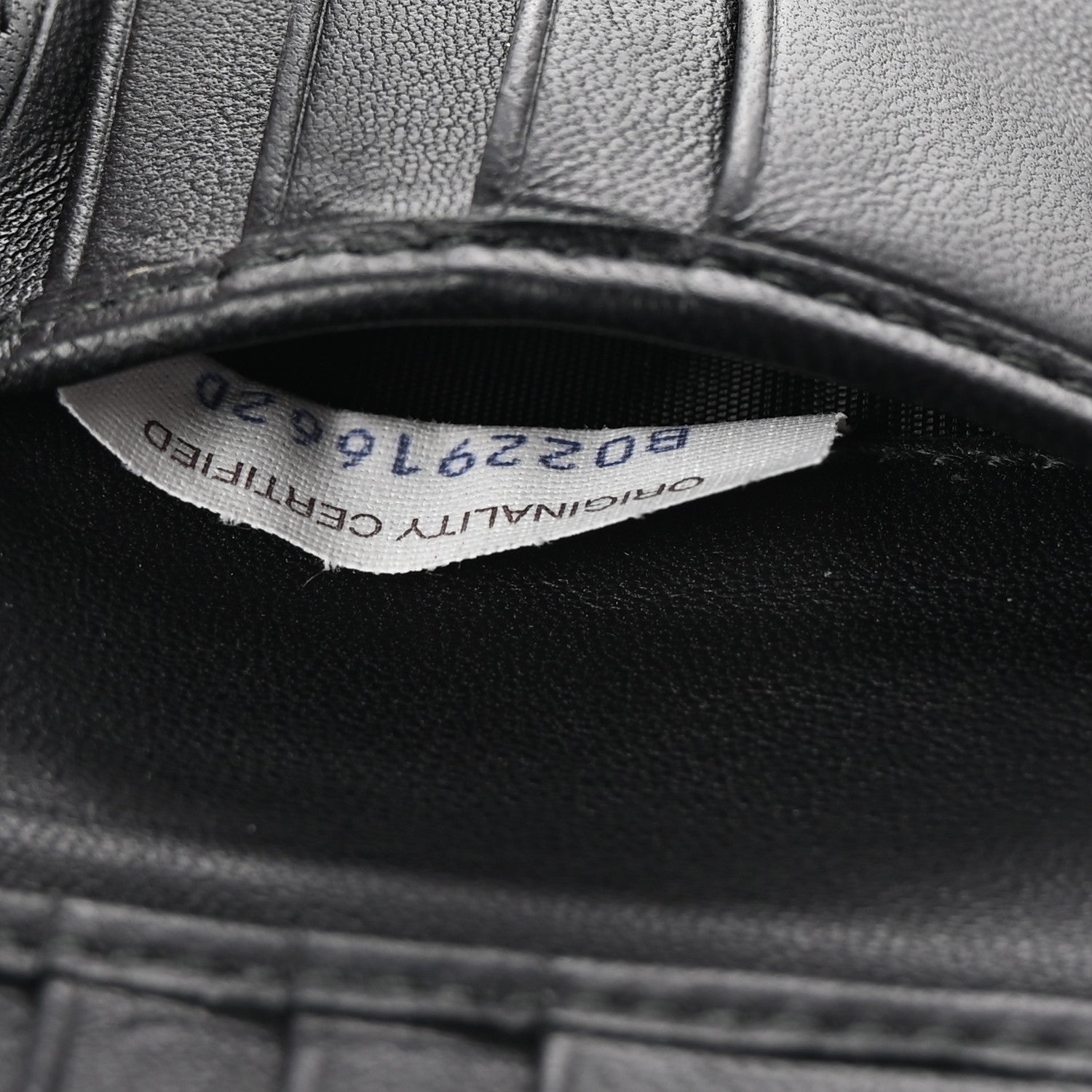 Bottega Veneta Crocodile Bi-Fold Wallet Black 7 of 7