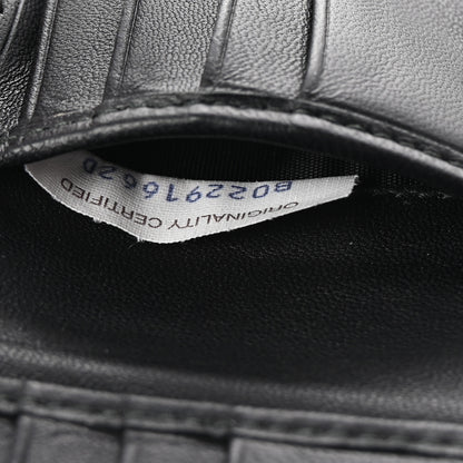 Bottega Veneta Crocodile Bi-Fold Wallet Black 7 of 7