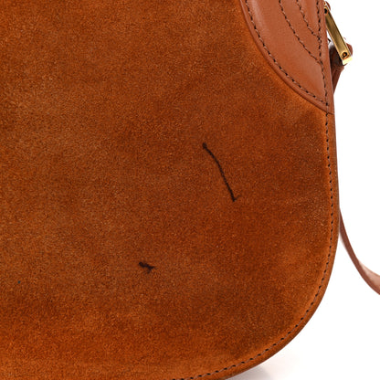 MCM Suede Calfskin Trisha Small Shoulder Bag Brown 13 of 14