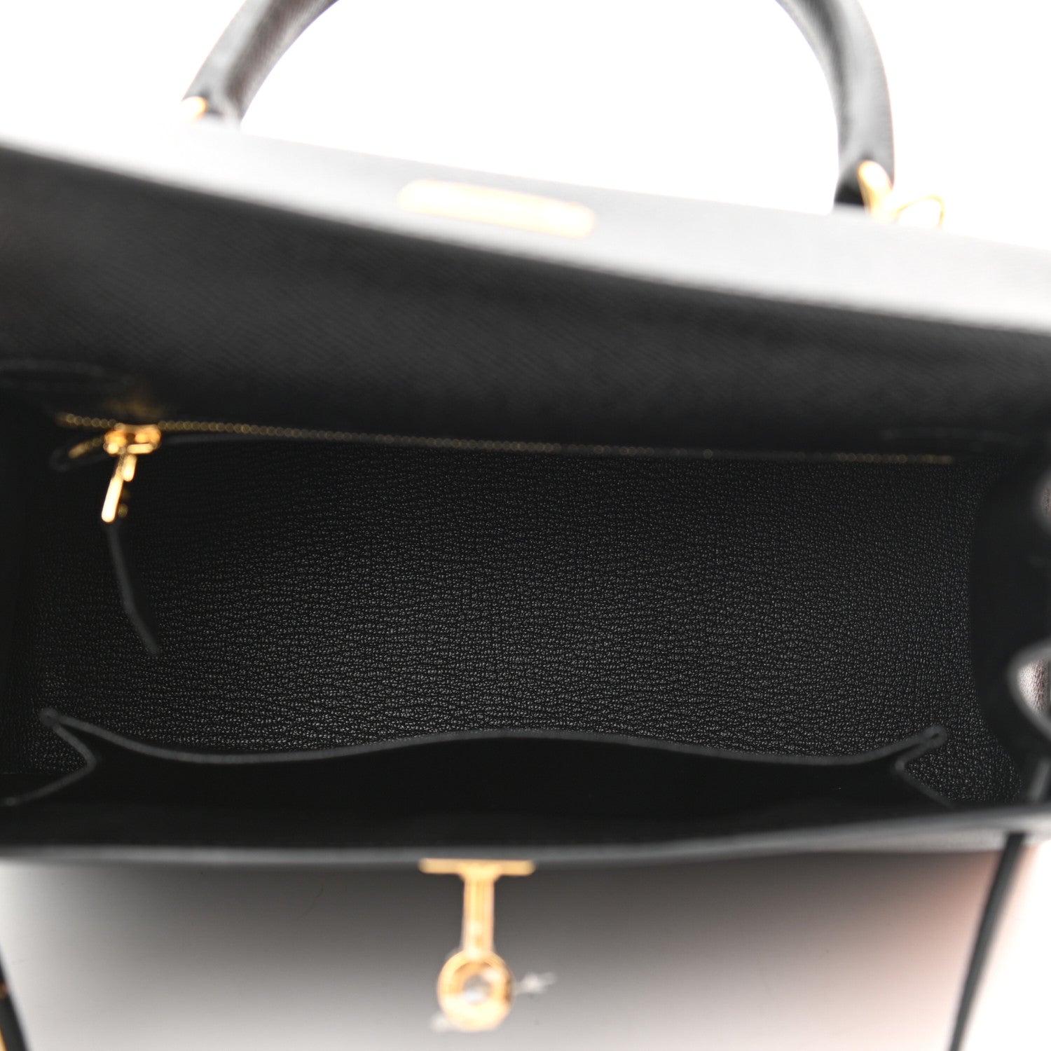 Hermes Epsom Kelly Sellier 25 Black 5 of 12