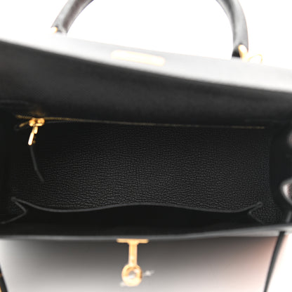 Hermes Epsom Kelly Sellier 25 Black 5 of 12