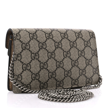 Gucci GG Supreme Monogram Super Mini Dionysus Shoulder Bag Taupe 3 of 15