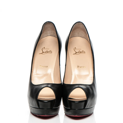 Christian Louboutin Kid Palais Royal 140 Pumps 41 Black 2 of 8