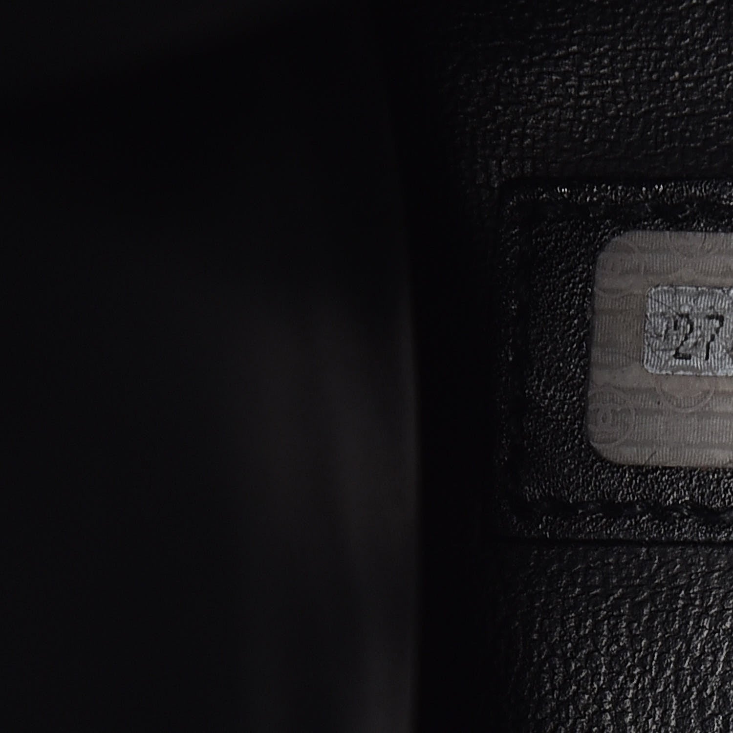 Chanel Calfskin Stitched XL Weekender Black 9 of 12