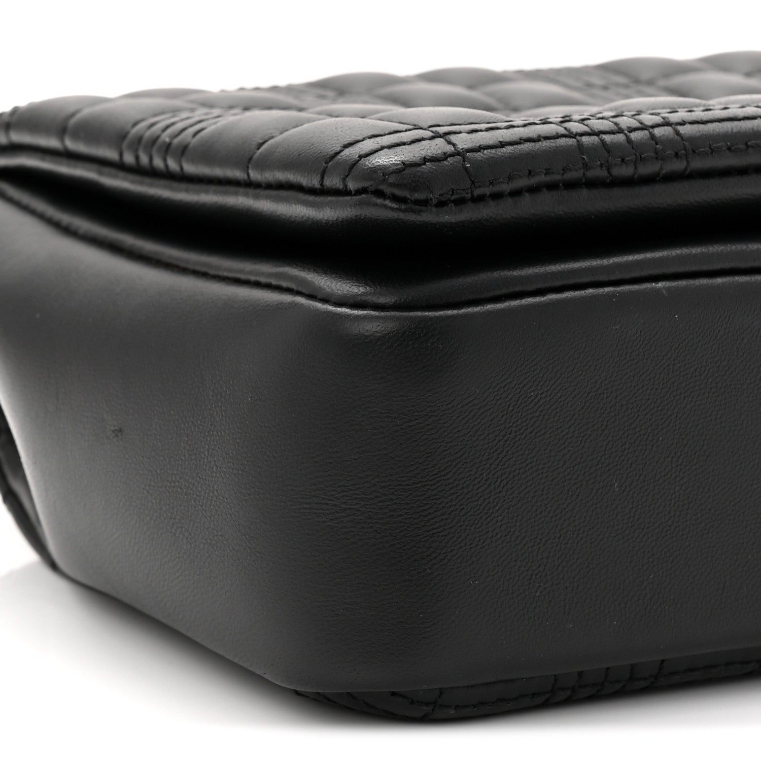 Burberry Lambskin Quilted Small Lola Bag Black 9 of 10