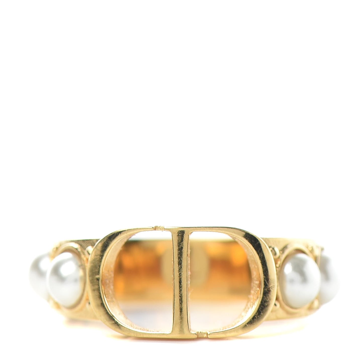 Metal Pearl 30 Montaigne Ring L Gold