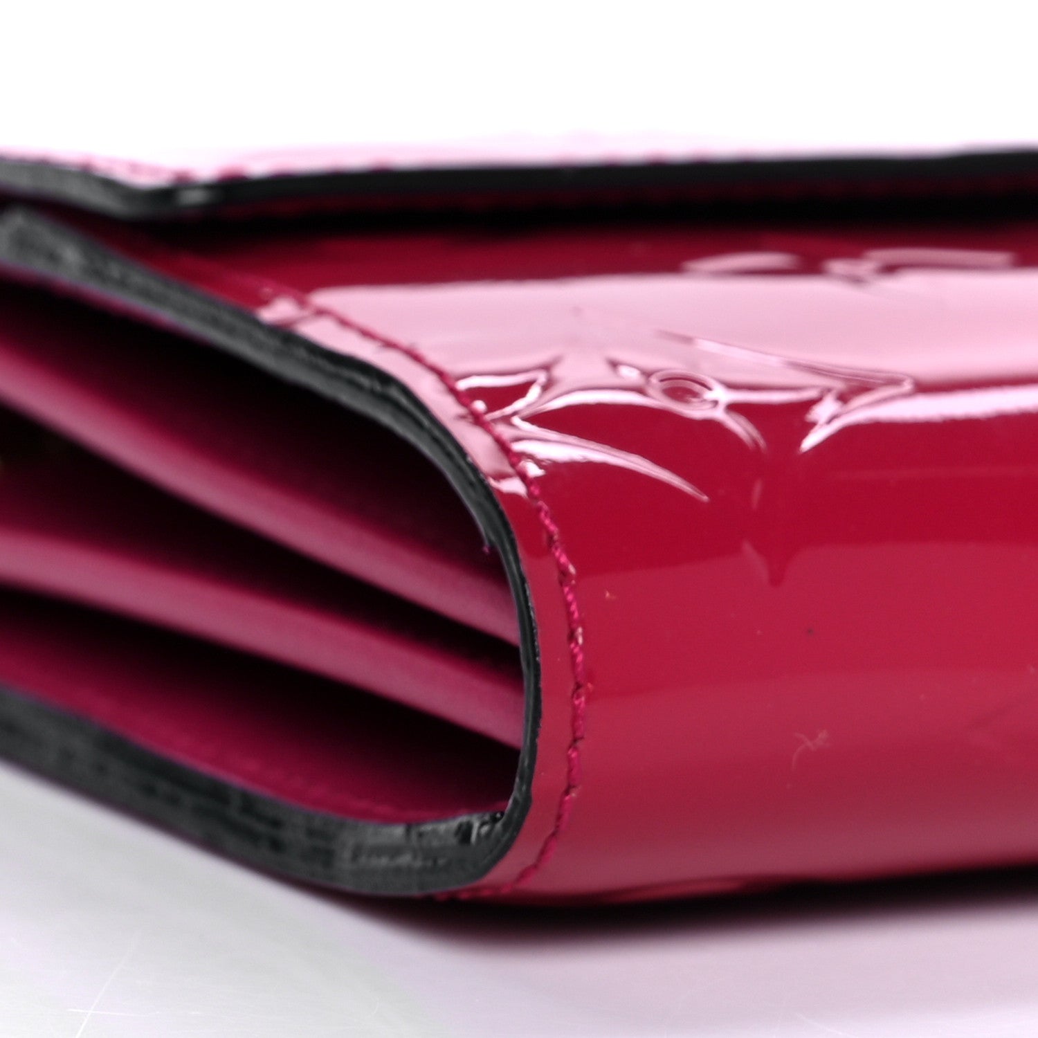 Louis Vuitton Vernis Sarah Wallet Rose Indien 8 of 11