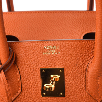 Hermes Togo Birkin 35 Orange 8 of 10