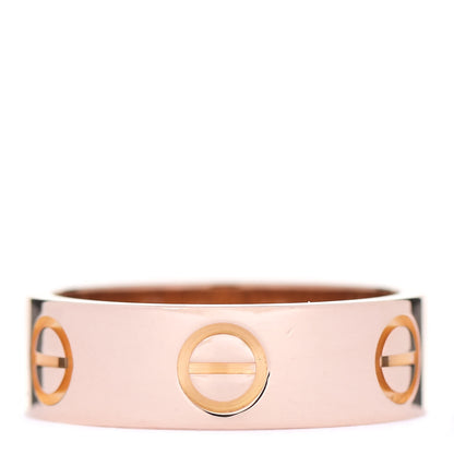 Cartier 18K Pink Gold 5.5mm LOVE Ring 49 4.75 1 of 5