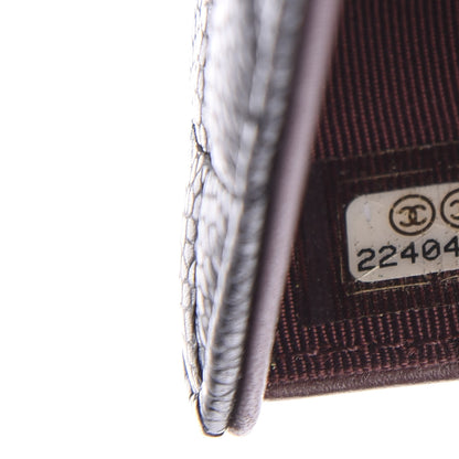 Chanel Caviar Quilted Yen Wallet Black 7 of 10