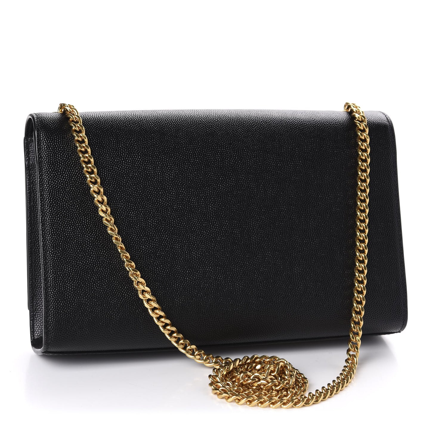 Grain De Poudre Medium Classic Monogram Kate Satchel Black