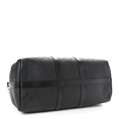 Louis Vuitton Empreinte Monogram Giant Keepall Bandouliere 45 Black 3 of 11