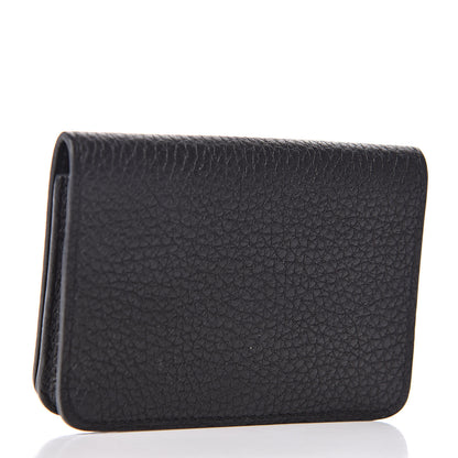 Hermes Togo Dogon Card Case Black 3 of 9