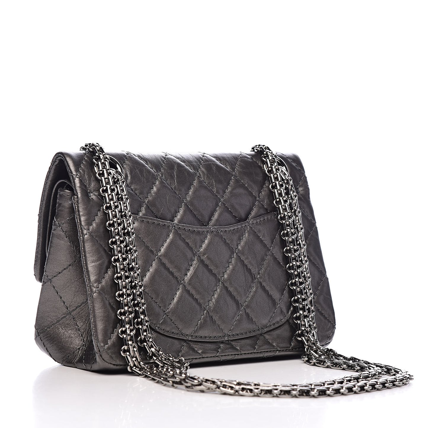 Aged Calfskin Quilted 2.55 Reissue 224 Flap