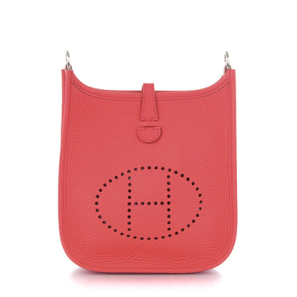 Hermes Taurillon Clemence Evelyne III TPM Bougainvillea 1 of 7
