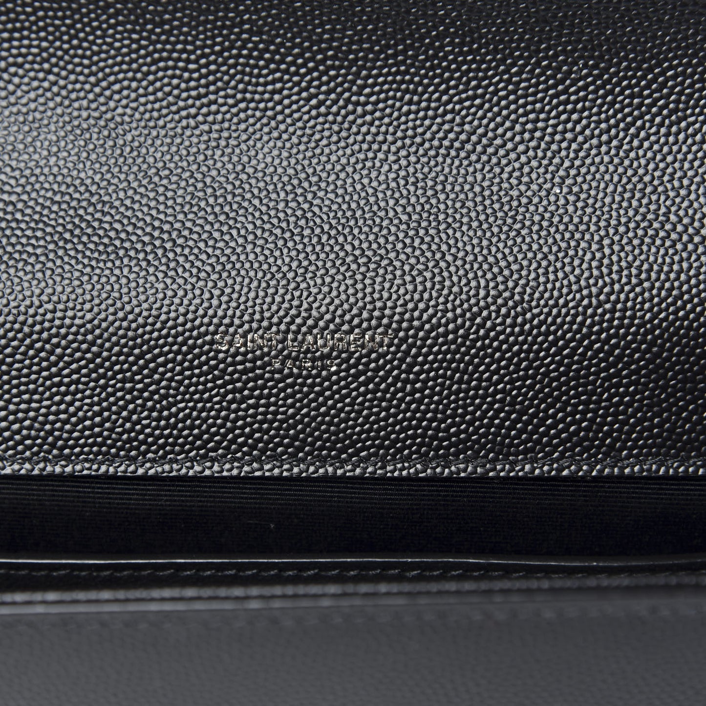 Grain De Poudre Monogram Cassandre Clutch Black