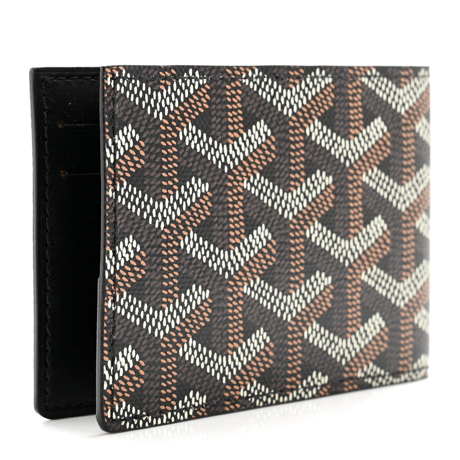 Goyard Goyardine Multi Slot Bi-Fold Wallet Black 3 of 8