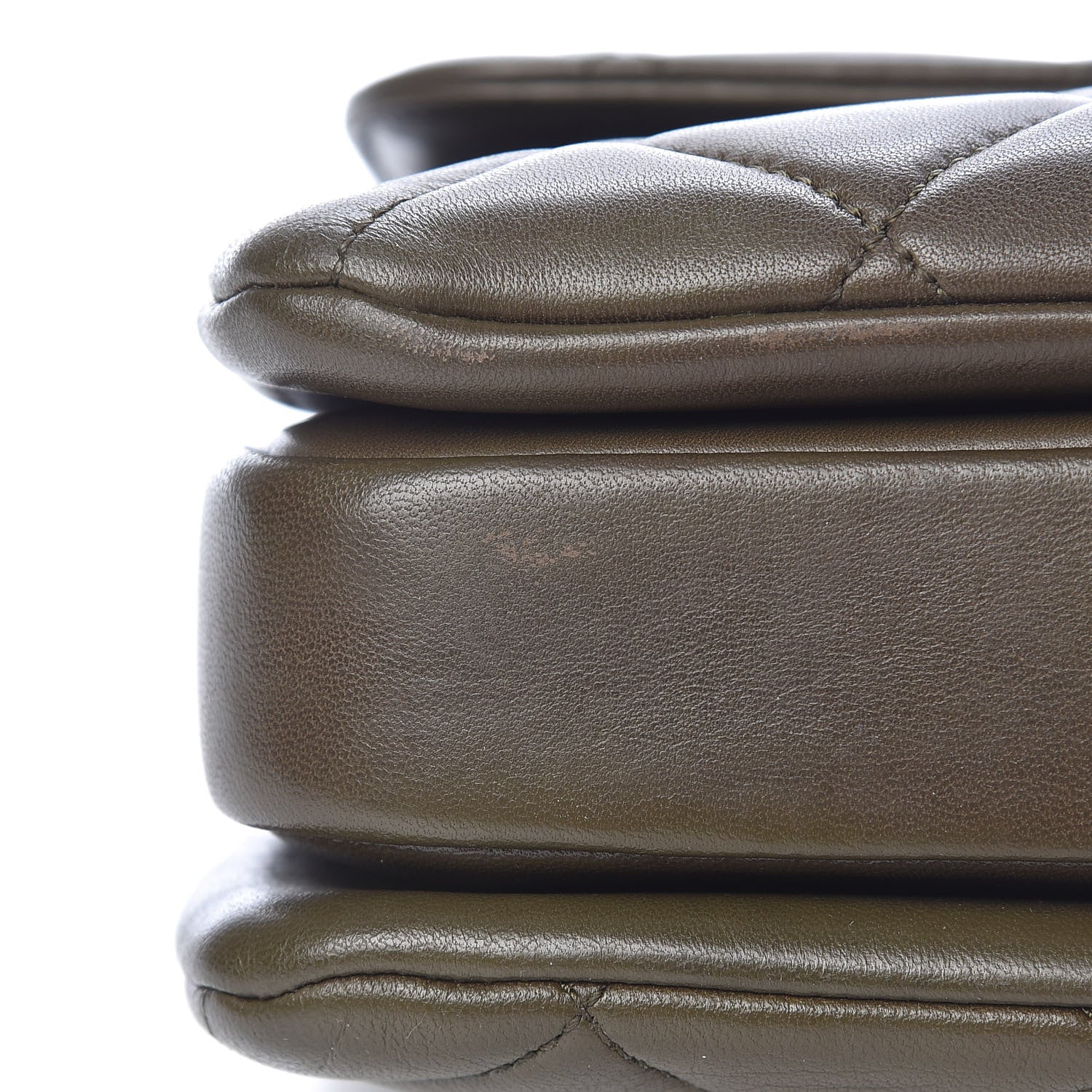 Chanel Lambskin Quilted Small Trendy CC Dual Handle Flap Bag Khaki 14 of 14