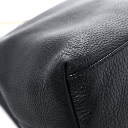 Gucci Pebbled Calfskin Medium Soho Chain Shoulder Bag Black 10 of 16