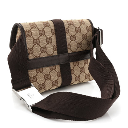 Gucci Monogram Waist Pouch Bag Dark Brown 3 of 10