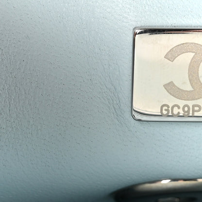 Chanel Iridescent Caviar Quilted Extra Mini Coco Handle Flap Light Blue 7 of 10